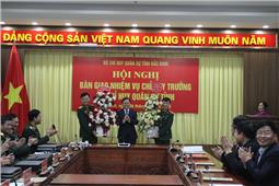 Bàn giao nhiệm vụ Chỉ huy trưởng Bộ CHQS tỉnh Bắc Ninh